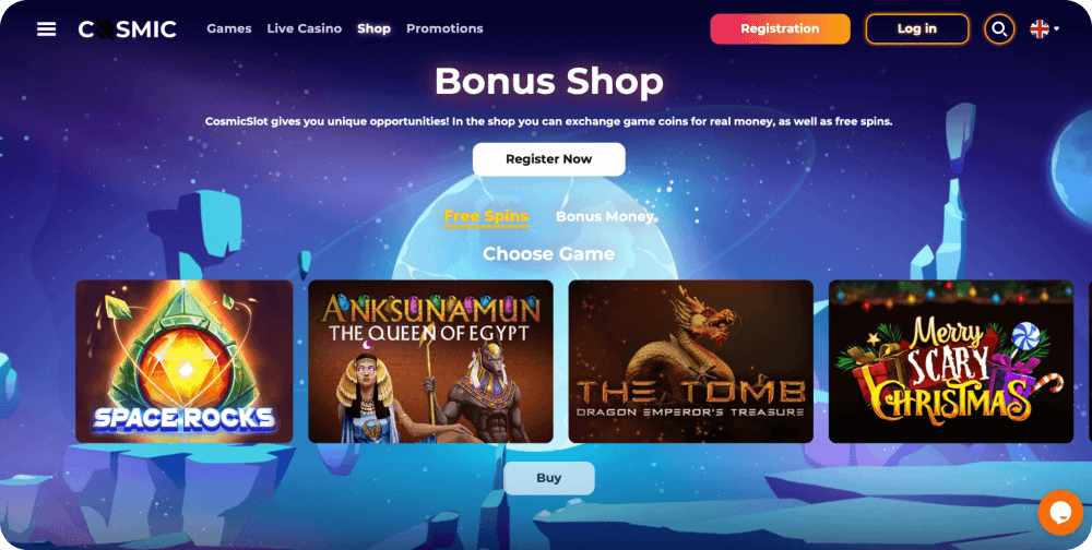 CosmicSlot Online Casino Review