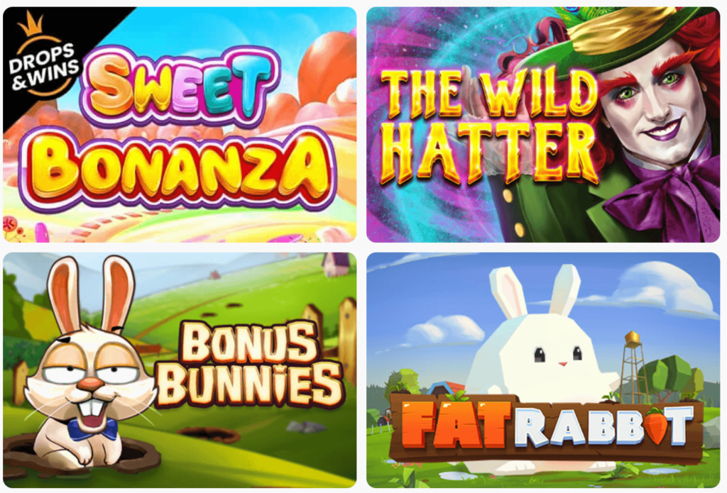 LightCasino Tournament Sweet Bonanza The Wild Hatter Bonus Bunnies Fat Rabbit Slots