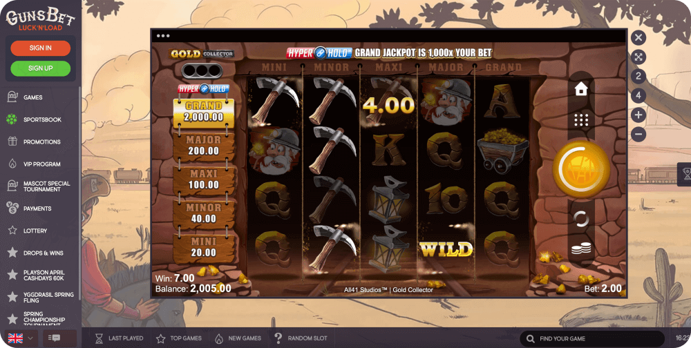 All41 Studios Microgaming Gold Collector Slot