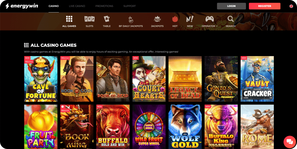 energywin online casino review