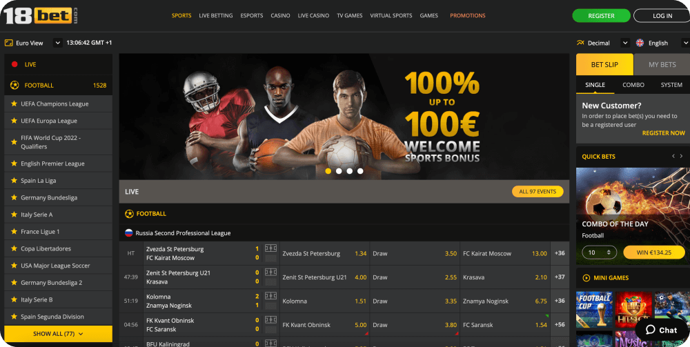 18bet sports bookmaker